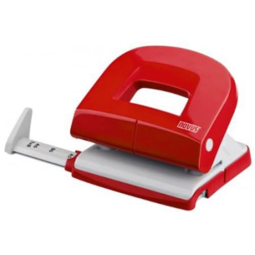 Lot de 20 Perforateur 2 trous Evolution E 216, capacité 16 feuilles, coloris rouge