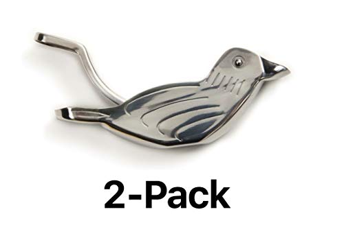 Norpro Stainless Steel Lemon Lime Citrus Squeezer Bird Design 4.5" 424 (2-Pack)