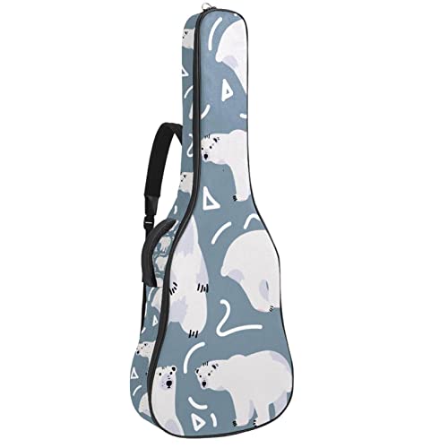 Hondank Housse pour guitare acoustique – Ours polaire mignon – 1 cm d’épaisseur – Rembourrage étanche – 101,6 cm – 106,4… - Les Beatles, Paul McCartney, John Lennon, RIngo Starr, George Harrison Hondank Housse pour guitare acoustique - Ours polaire mignon - 1 cm d'épaisseur - Rembourrage étanche - 101,6 cm - 106,4…