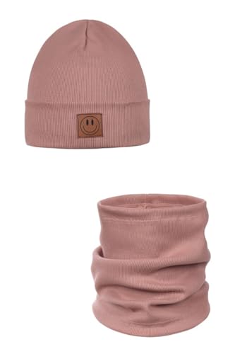 Ander Beanie Kinder und Loop Schal Set SMILE – Beanie &...