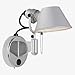 Produktbild Artemide Tolomeo Micro Faretto LED mit Schalter, Aluminium poliert & eloxiert, 2.700 K