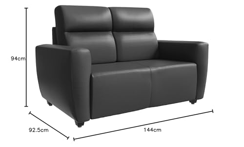 Image of Wakefit Sofa Set | 3 Year Warranty | Sofa 2 Seater, 2 Seater Sofa for Living Room, Wooden Sofa Set, Couch Sofa for Living Room, Sofa for Living Room - Belize(Romance : Marble Grey)