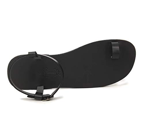 Men Sexy Leather Sandals, Toe Ring, Barefoot Style Ankle Strap Sandals - DREAM4