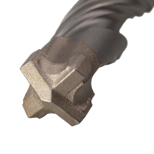wolfcraft TC Hammer Drill Bit "Professional 4-Cut", SDS Plus Shank I 7416000 I for Drilling into Reinforced Concrete - Image 3