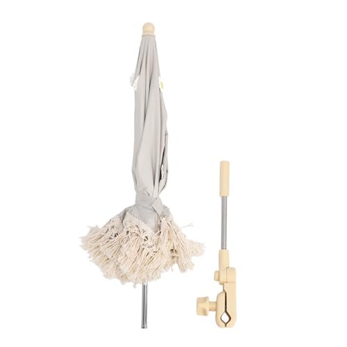 Baby Stroller Umbrella Sunshade Blocking Adjustable Angle Clamp on Universal Some People Parasol Beach Chair Pushchair (Chrysanthemum Umbrella)