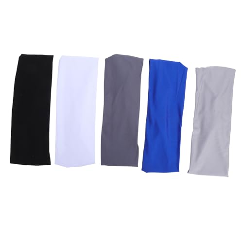 UPKOCH 5pcs Youth Sports Headband Unisex Athletic Sweatbands for Quick Dry Moisture Wicking Hairbands for Football Basketball Outdoor Activities Comfortable Fit for Boys