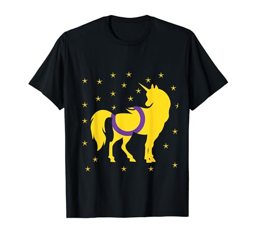 Intersexuelle Pride Flagge Einhorn Intersex Flagge T-Shirt