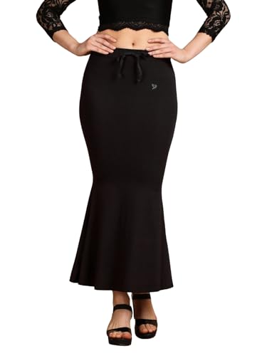 Image of TWIN BIRDS Saree Sculptor Shapewear for Women | Super Soft Cotton Elastane Saree Petticoat Skirt | Stretchable & Comfortable Saree Shaper