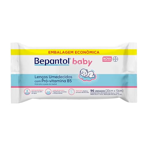 Lenço Umedecido, Bepantol Baby - Leve 96 Pague 80