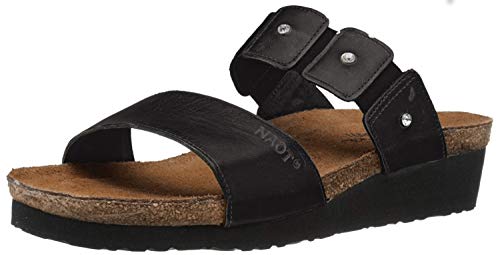 Naot Footwear Women s Ashley Black Madras Lthr 10 M US