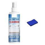 Sbiancante per Plastica Ingiallita,Sbiancante Plastica Ingiallita,Detergente per Superfici in Plasticas,Rinnova Plasticas Pulizia Adatto per Rimuovere L'Ingiallimento Da Condizionatori,100ML