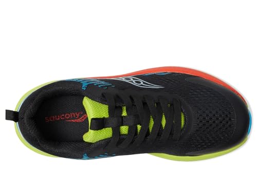 Saucony Hurricane KDZ (Big Kid) Sneaker, Multi, 5.5 US Unisex2