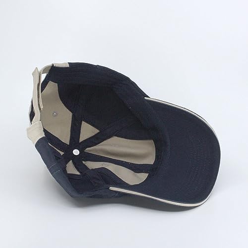 Image of Classic Washed Cotton Baseball Cap - Vintage Adjustable Dad Hat, Curved Bill for Men Women, Outdoor Everyday Wear