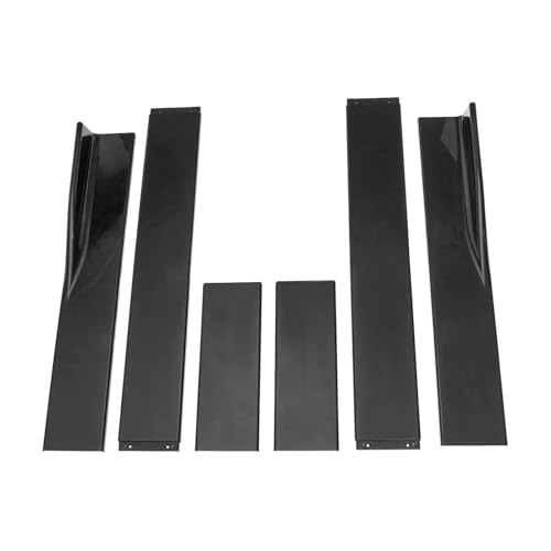Side Skirt Compatible for SEAT Leon FR 5F MK1 MK2 MK3 | Side Skirt Universal Compatible For SEAT LEON FR 5F MK1 MK2 MK3 MK4 Ibiza 6J(Black)