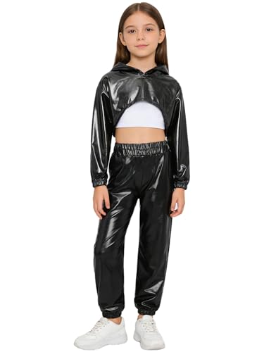 Costume danse moderne enfant pour éviter la transpiration en hip hop jogging avec capuche