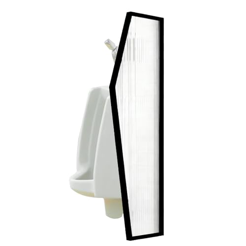in Acciaio Inossidabile Uomini Partizione urinale Privacy Schermo divisore per WC Nero per bagni Commerciali Igienico & Durevole impianto pubblico Stall Protector