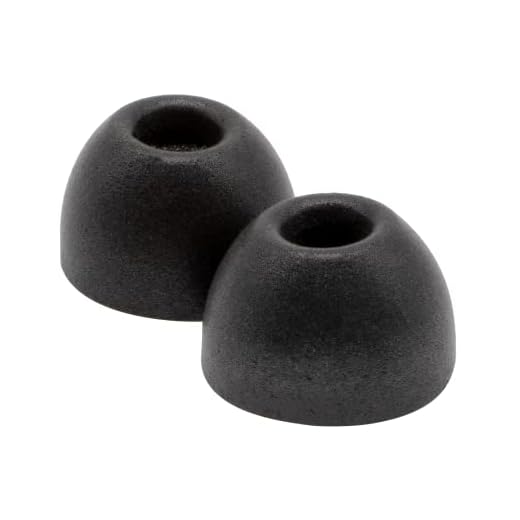 Comply TrueGrip Pro Skum öronsnäckor med TechDefender för Sennheiser Momentum True Wireless – säker passform, tillverkad av bekvämt minnesskum – svart (liten 3pr), S, 38–22011-11