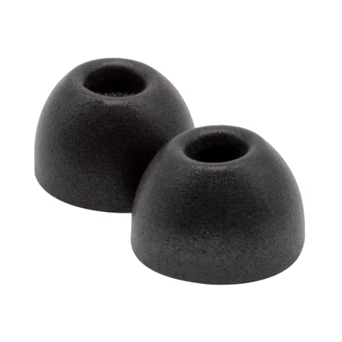 Comply TrueGrip Memory Foam Replacement Earbud Tips for Sennheiser Momentum, Momentum 2 True Wireless, CX-400BT Earphones - Secure Fit and Noise Blocking, Black (Medium, 3 Pair) by COMPLY - Used condition - US$39.97