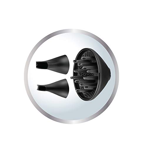 Foto von Remington Haartrockner Profi Ionen [leistungsstark & seitliche Profi-Bedienung] SupercarePro Technologie (2200W, 130km/h, 3 Stylingaufsätze, langlebiger Friseur AC-Motor) AC7250 [Amazon Exklusiv]