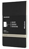 Moleskine PRO Pad, Soft Cover, Large (5' x 8.25') Ruled/Lined, Black, 96 Pages