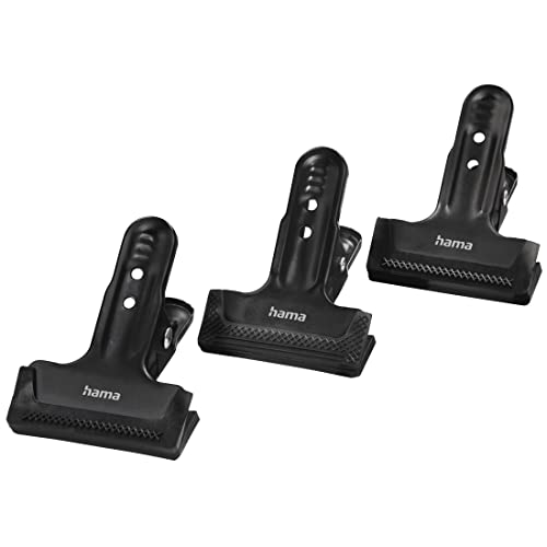 Hama lot de 3 pinces de studio 40 pinces universelles en plastique rigide