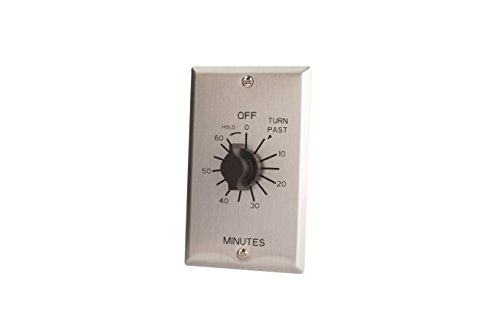 C Series Commercial Style Sringwound Auto Off In-Wall Time Switch With Hold, 60 Minute Timer Length, Spst Switch Type #TOP3