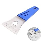 [Versátil] -El rascador de hielo no sólo puede eliminar eficazmente la nieve de la superficie de su coche, sino que también se puede utilizar en casa en puertas y ventanas y en cualquier otro lugar que esté cubierto de nieve y hielo.