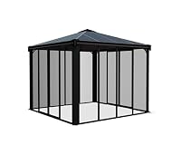 Canopia by Palram Gazebo Enclosed 3m x 3m Ledro Grey