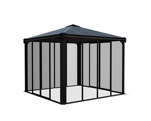 Image of Canopia by Palram Gazebo Enclosed 3m x 3m Ledro Grey