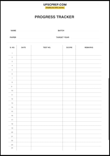 Image of UPSC Mains Answer Writing Practice Notebook | UPSCprep.com | 200 Pages | Pack of 2 | Blank Sheets with Pre-Printed Margins | Spiral Bound | A4 Size | Write unLimited