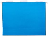 Amazon Basics Hanging File Folders with Adjustable Tabs, Sturdy Expandable Document Organizer, Letter Size, Assorted Colors, 25-Pack — image 3