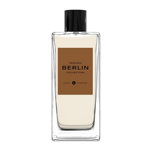 Prêt à Porter Berlin Eau de Parfum Uomo, un intrigante profumo dal fougère ambrato, con note di Pepe Nero, Cardamomo, e Ambra, 100 ml