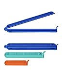 Pinzas cocina bolsas,pinzas para cerrar bolsas Tres tamaños: 9 cm, 13 cm, 17 cm,cerrar bolsas de plastico Embalaje 15: 9 cm 5 piezas, 13 cm 5 piezas, 17 cm 5 piezas.