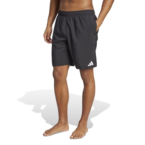 adidas Men's Swim Shorts 8 INCH, Black/White, 3XL