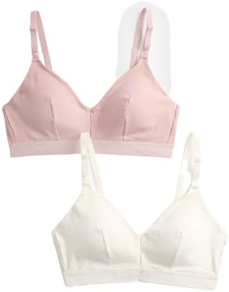 Marks & Spencer Damen Baumwolle BH 2er-Pack Regular | Mit Bügel, Bralette, Verstellbare Träger, Vollschalen