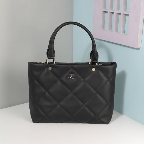 Image of Mochi Women's Quilted Faux Leather Handbag
