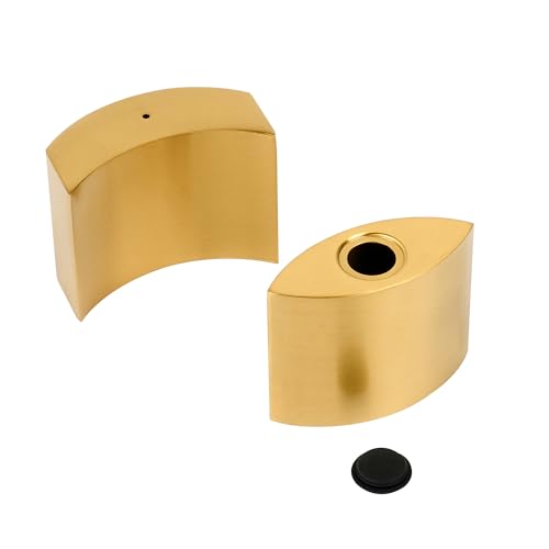 Restaurantware Stainless Steel Salt And Pepper Shakers 4 Oz Durable Luxury Condiment Set Corrosion-Resistant Table Shakers Modern Design Gold by Restaurantware - Image 2