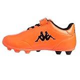botas futbol kappa Nueva colección Kappa Delfino FG EV Kid, Zapatillas de fútbol, Rojo/Negro, 32 EU