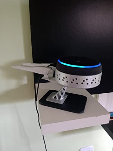 Suporte De Mesa Para Alexa Echo Dot 3 - Modelo Nave Star Trek Jornada nas Estrelas
