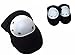 Unique Imports Heavy Duty Black Knee Pads Hard Polypropylene Cap Comfortable Foam Padding 2pc Pair