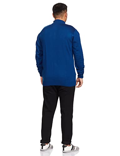 Image of Amazon Brand - Symbol Men's Acrylic High Neck Half Zip Casual Sweater (Available in Plus Sizes)