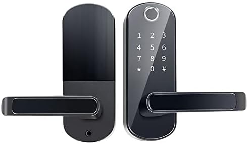 inteligentny zamek do drzwi, Zamek bezkluczykowy, automatyczna blokada drzwi na kartę IC, Bluetooth i identyfikacja biometryczna, wirtualne hasło, zabezpieczenie przed podglądaniem