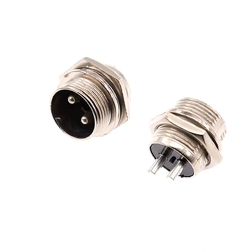 Connecteur GX16 3 broches male femelle avec verrouillage a vis pour liaison stable 16mm