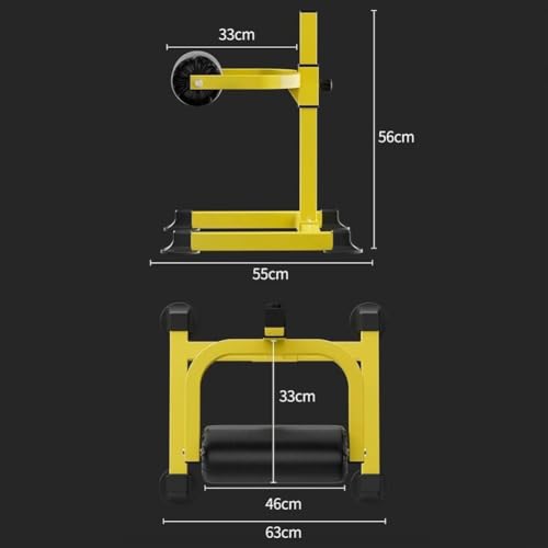 Split Squat Rack con 7 alturas ajustables y pads para piernas miniatura 2