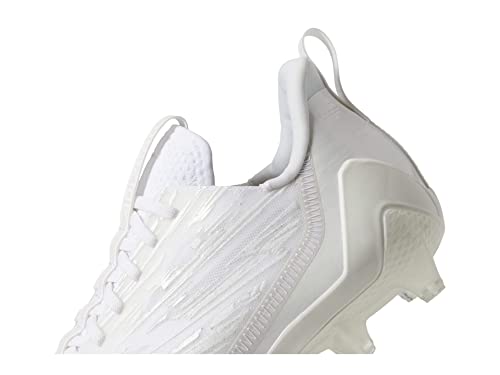 image for adidas Men's Adizero Football Shoe, White/White/White, 10