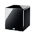 Produktbild Heco New Phalanx 302 A, Aktiver Kompakt-Subwoofer mit Bassradiator, piano schwarz - 1 Stück