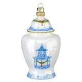 RAZ Imports 4252868 Ginger Jar Ornament, 5.25-inch Height