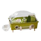 Permet une visibilité complète de vos animaux de compagnie lorsqu'ils jouent, mangent ou se reposent, ce qui facilite la surveillance des petits animaux tels que les hamsters, gerbilles, hérissons et lapins