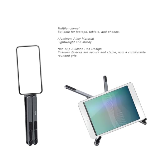 Base plegable de aluminio ajustable para laptops 10-16" miniatura 2