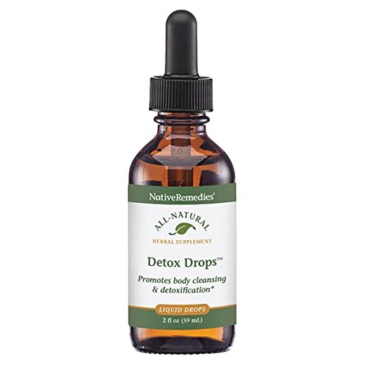 Native Remedies Detox Drops - All Natural Herbal Supplement Promotes Systemic Body Cleansing, Toxin Release and Liver Function and Detoxification - 59 mL